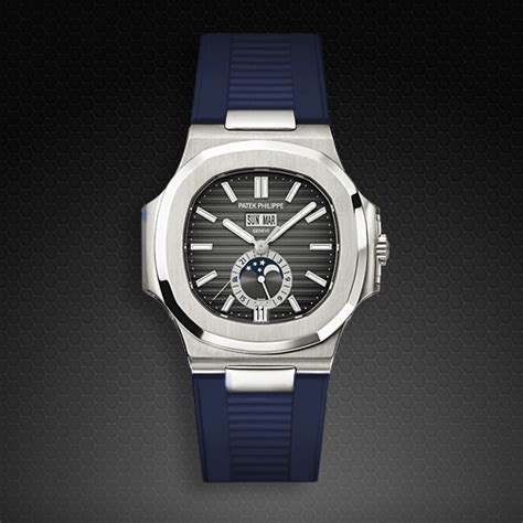 patek philippe replacement band|Patek Philippe nautilus rubber strap.